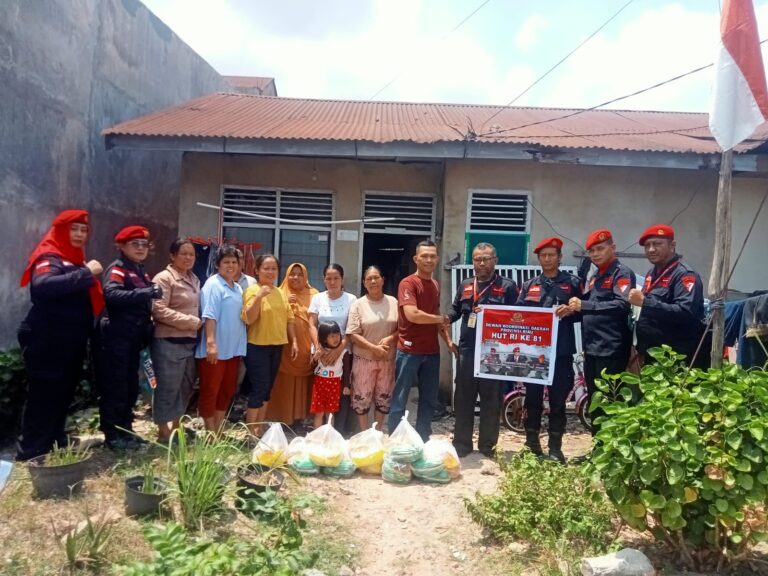 Meriahkan HUT RI ke-81, DKD Garda Prabowo Riau Salurkan Sembako dan Dukung Program Pemerintah Prabowo